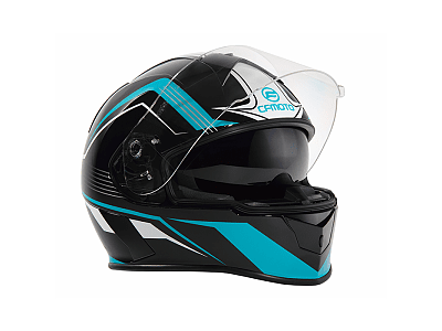 Integrální helma CFMOTO CFH43 černá, modrá, bílá