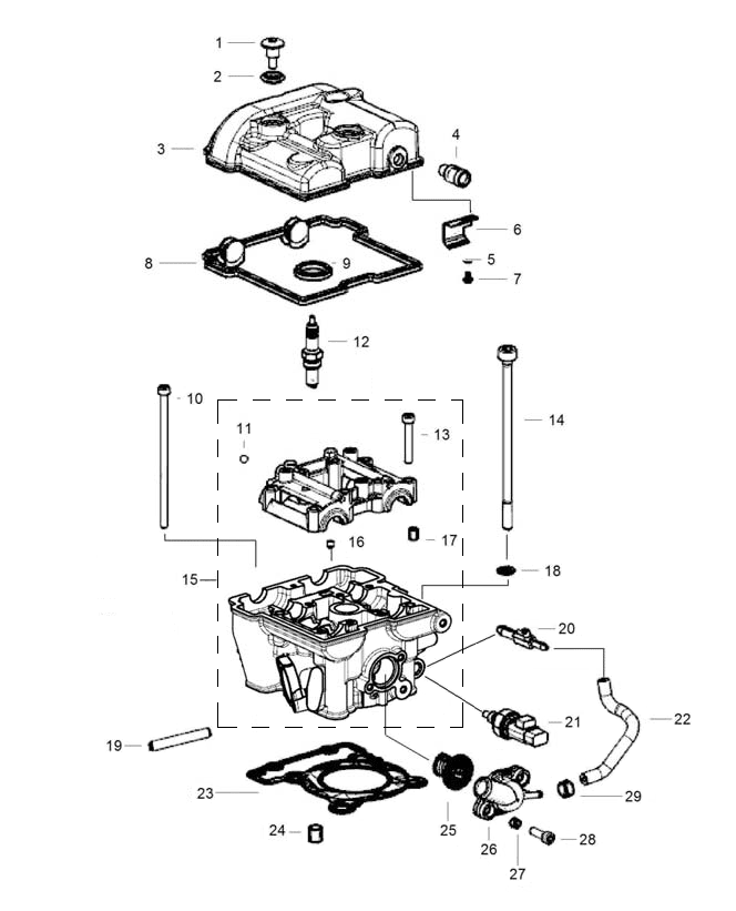 E01 CYLINDER HEAD