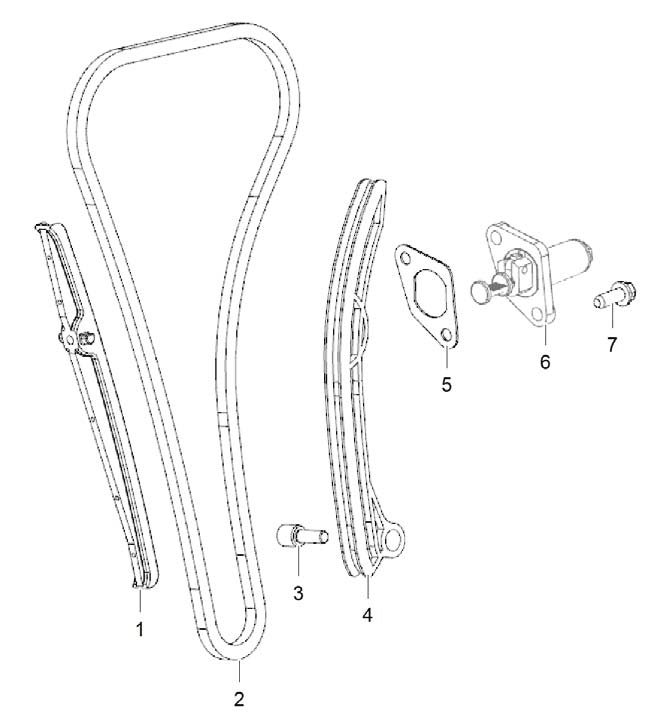 E07 CAM CHAIN