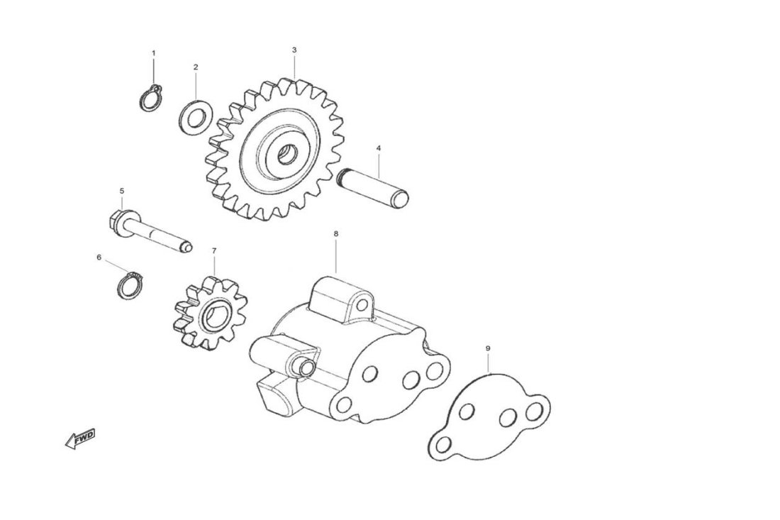 E09 OIL PUMP