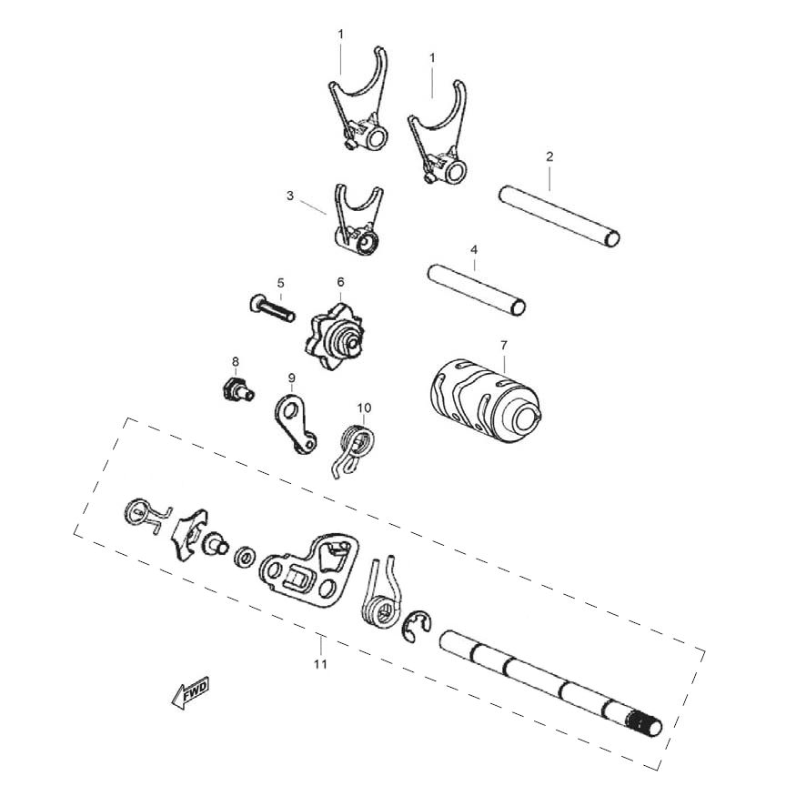 E13 GEAR SHIFTING