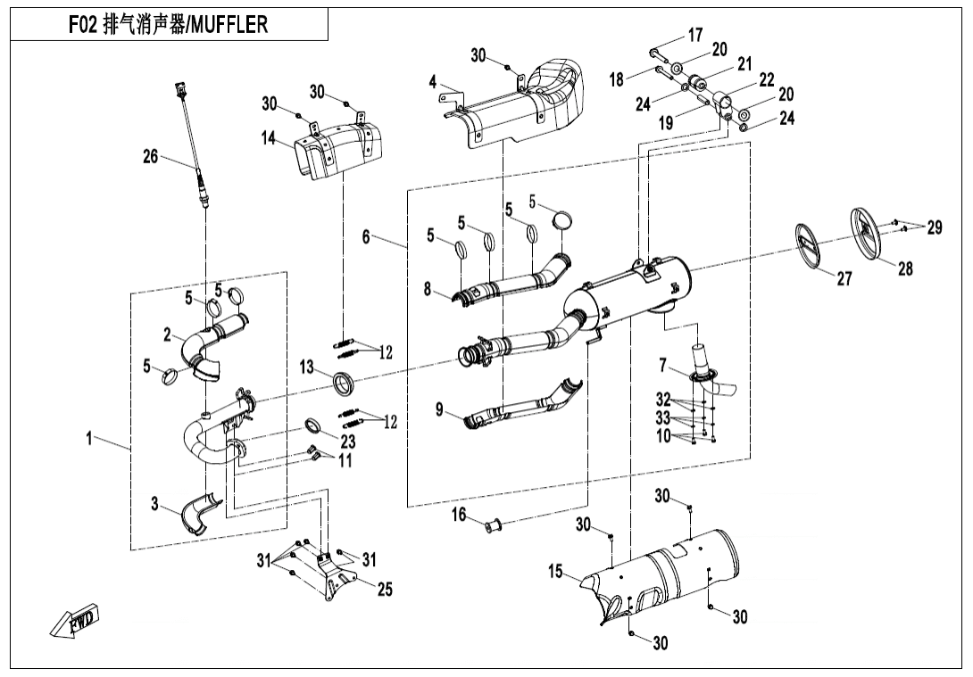 F02-B MUFFLER(EPA)