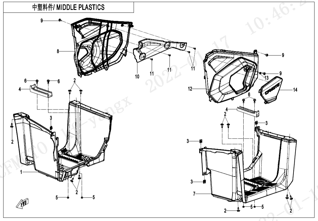 F04-4 MIDDLE PLASTICS