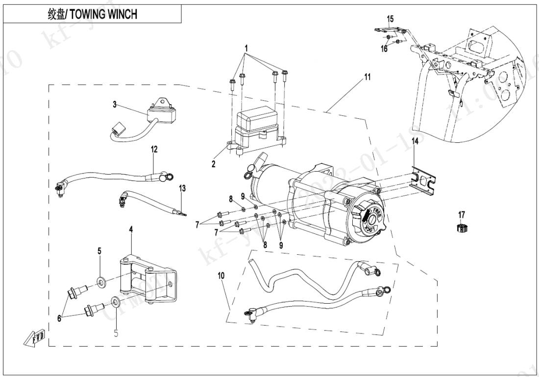 F15-2 TOWING WINCH