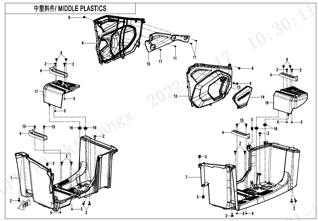 F04-4 MIDDLE PLASTICS