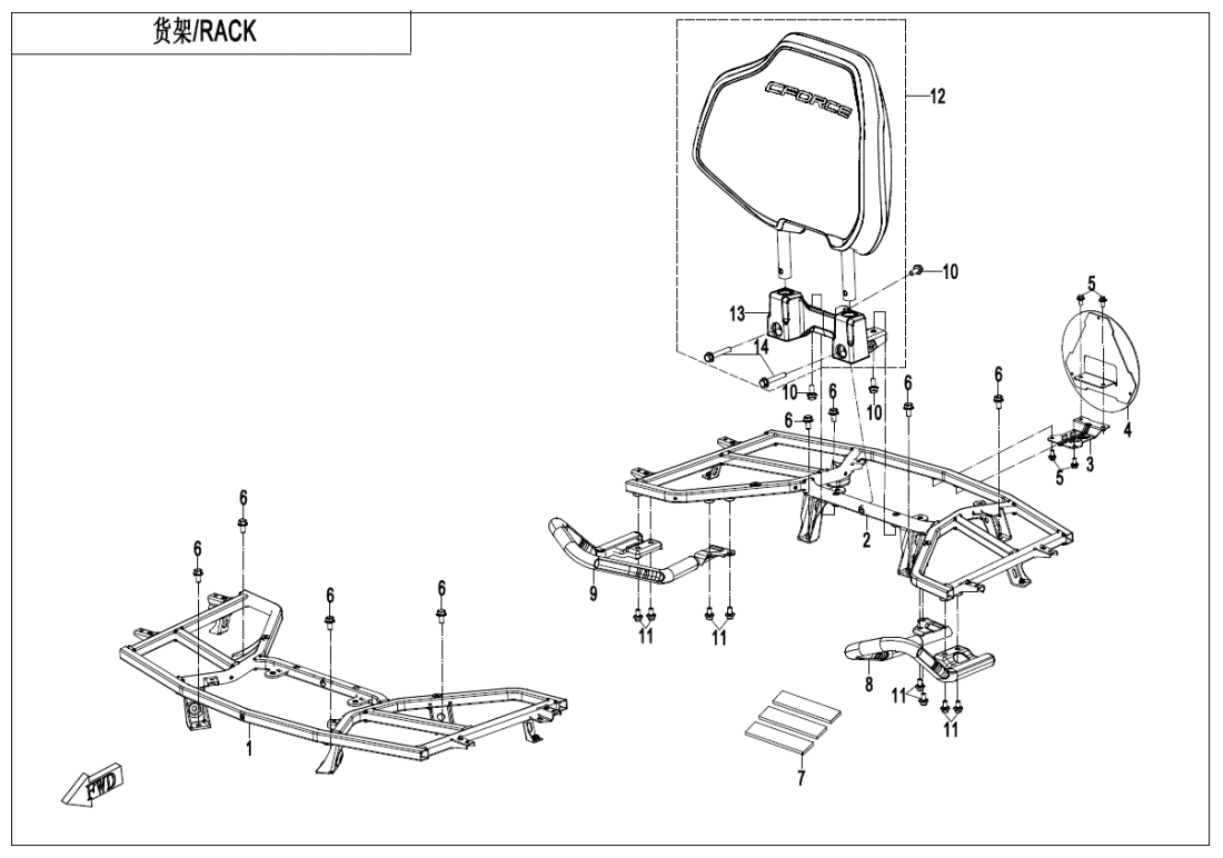 F14-1-A RACK(EU168)