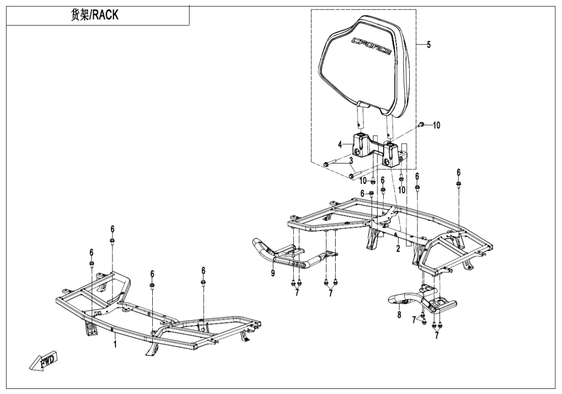 F14-1-B RACK