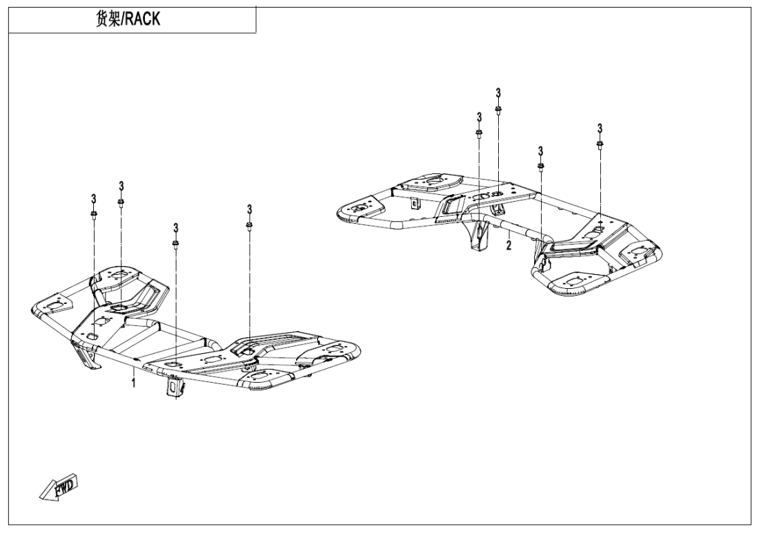 F14-A RACK(STEEL)