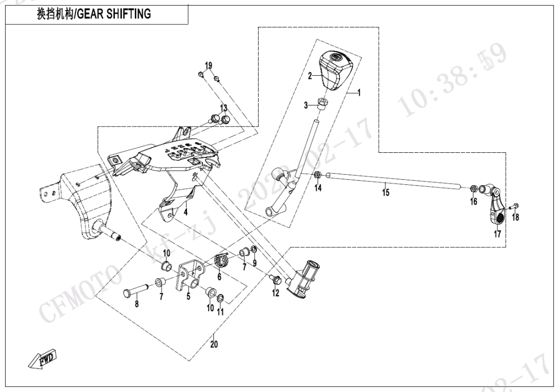 F32 GEAR SHIFTING