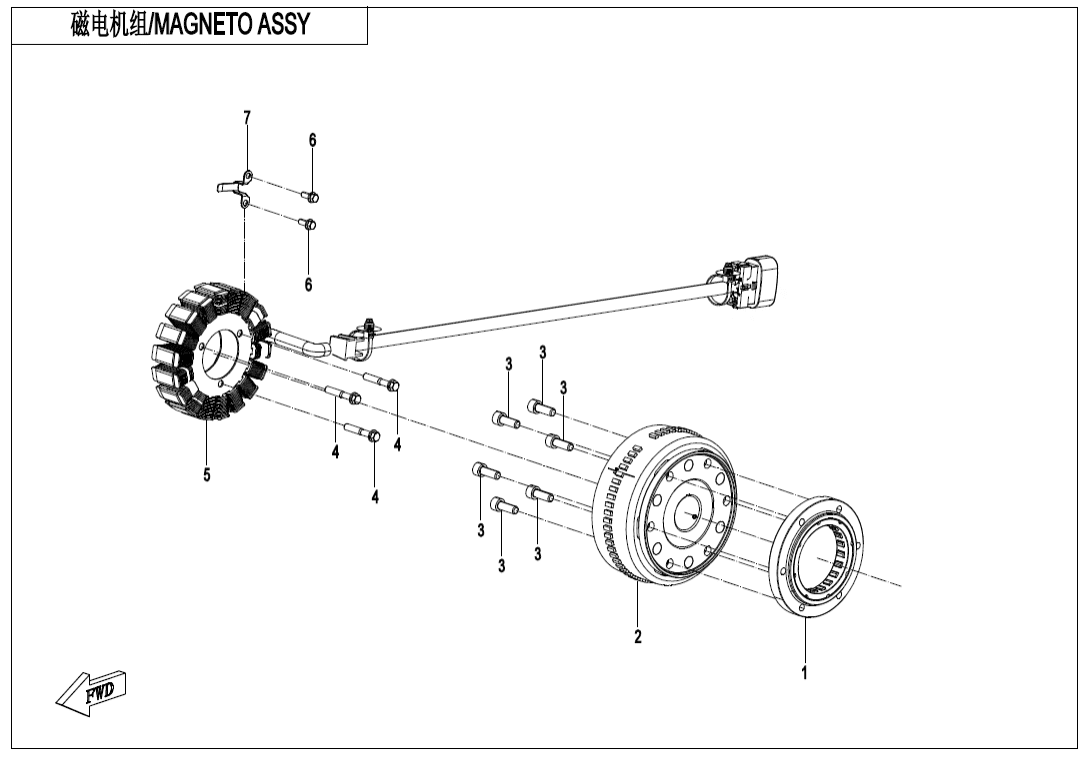 E03 MAGNETO ASSY