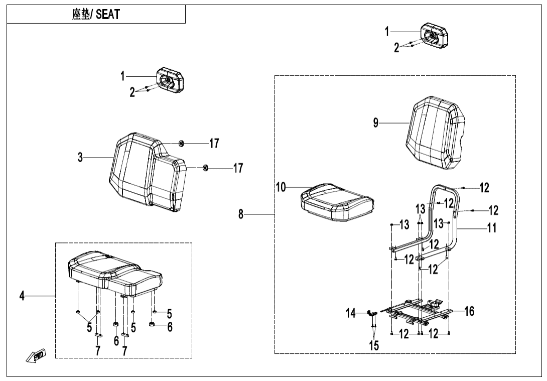 F13 SEAT
