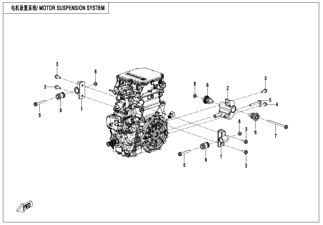 F45 MOTOR SUSPENSION SYSTEM
