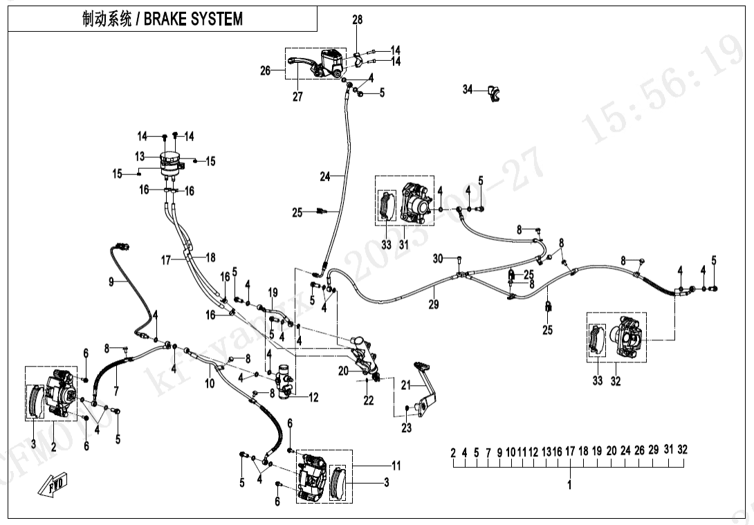 F08-C BRAKE SYSTEM(Brazil)