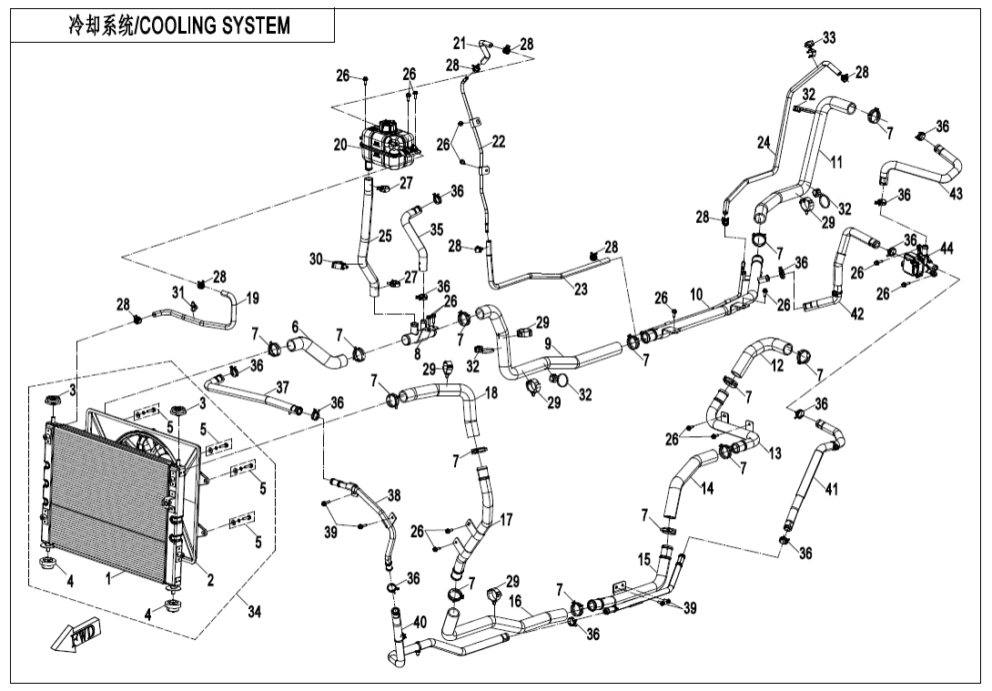F18-B COOLING SYSTEM(FOR AIR HEATER SYSTEM)