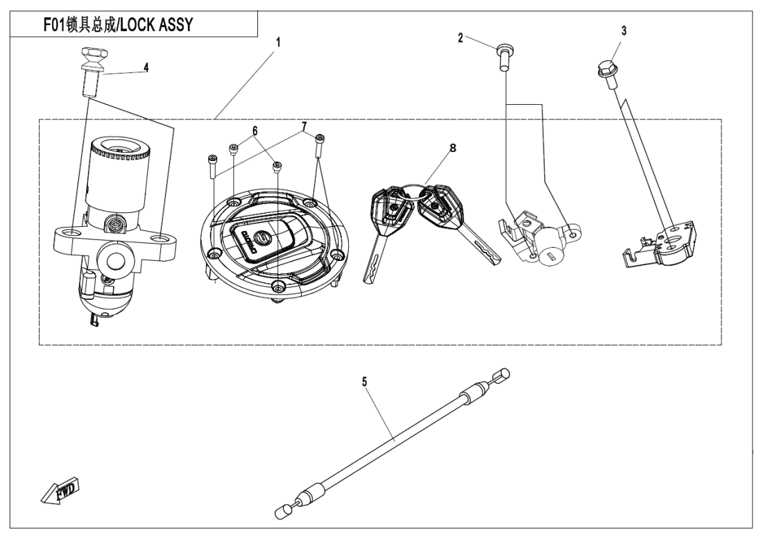 F01 LOCK KIT
