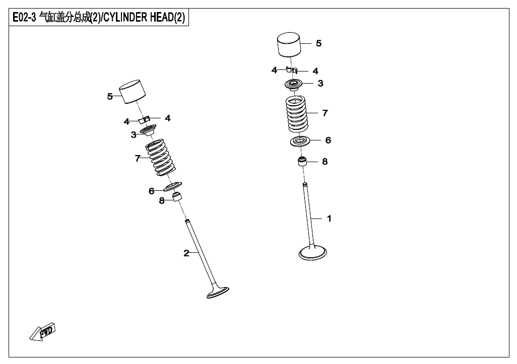 E02-3 CYLINDER HEAD(2)