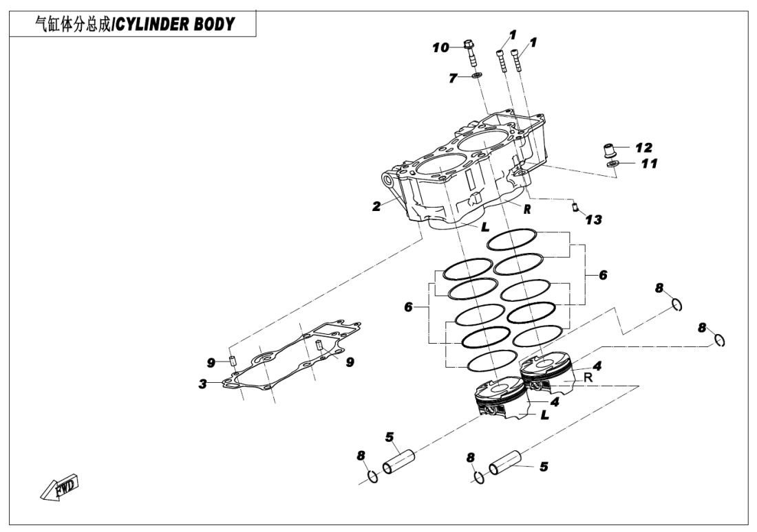 E02-4 CYLINDER BODY