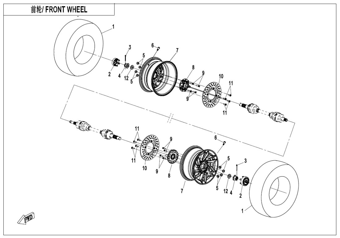 F11 REAR WHEEL