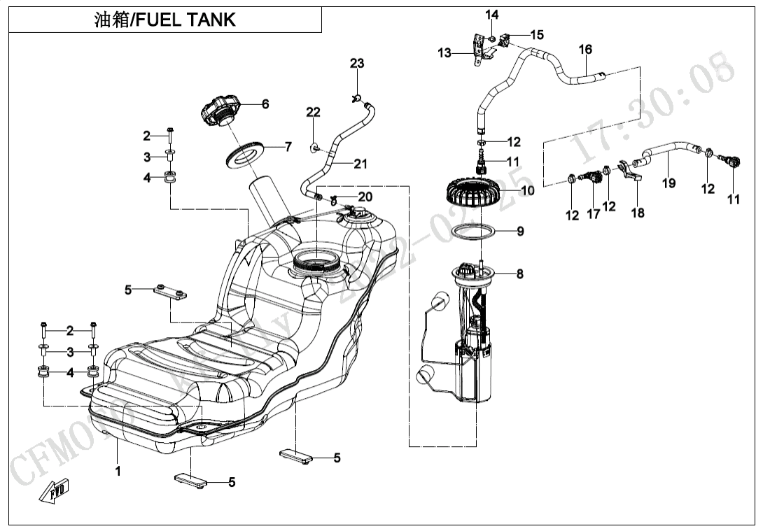 F12 FUEL TANK