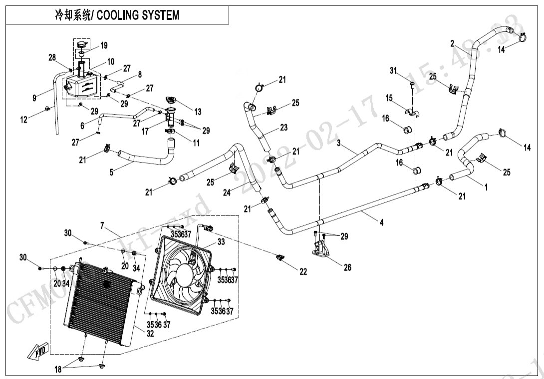F18 COOLING SYSTEM