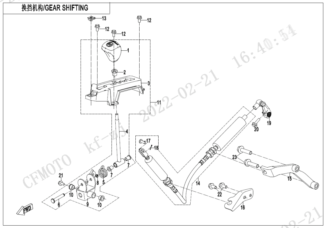 F32-V2 GEAR SHIFTING