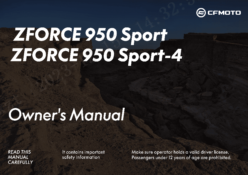 F38-V2 OWNERS MANUAL