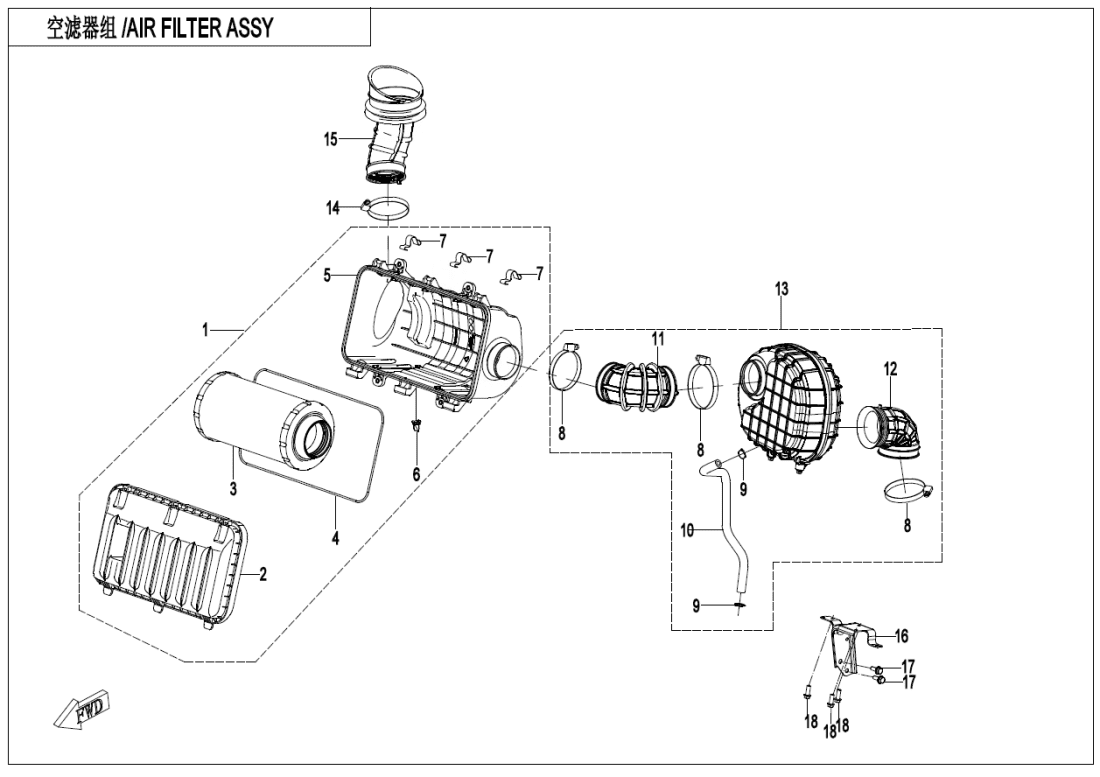 F41 AIR FILTER ASSY