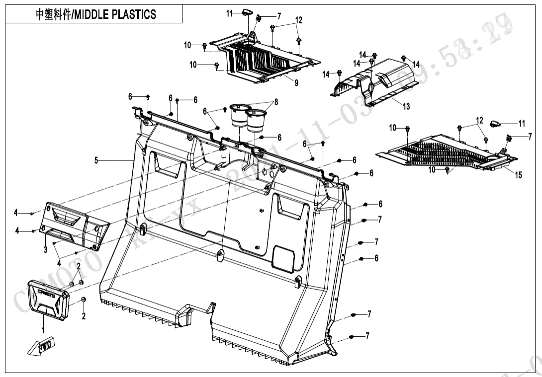 F04-4 MIDDLE PLASTICS