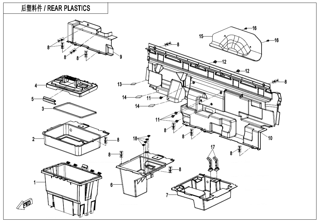 F04-6-V2 REAR PLASTICS