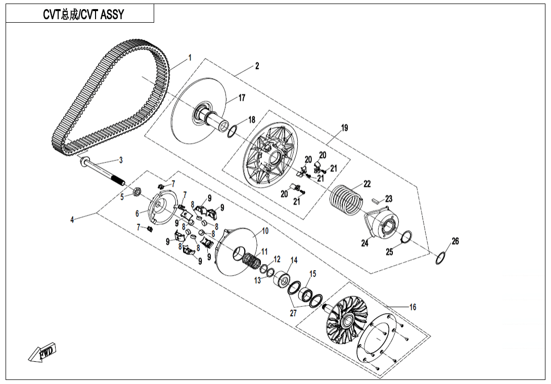 E05-A-V3 CVT ASSY