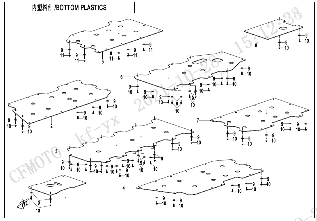 F04-8-V1 BOTTOM PLASTICS