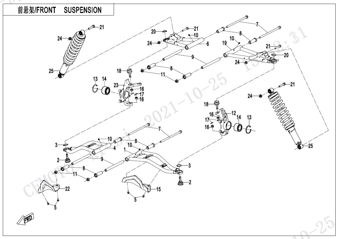 F05 FRONT SUSPENSION