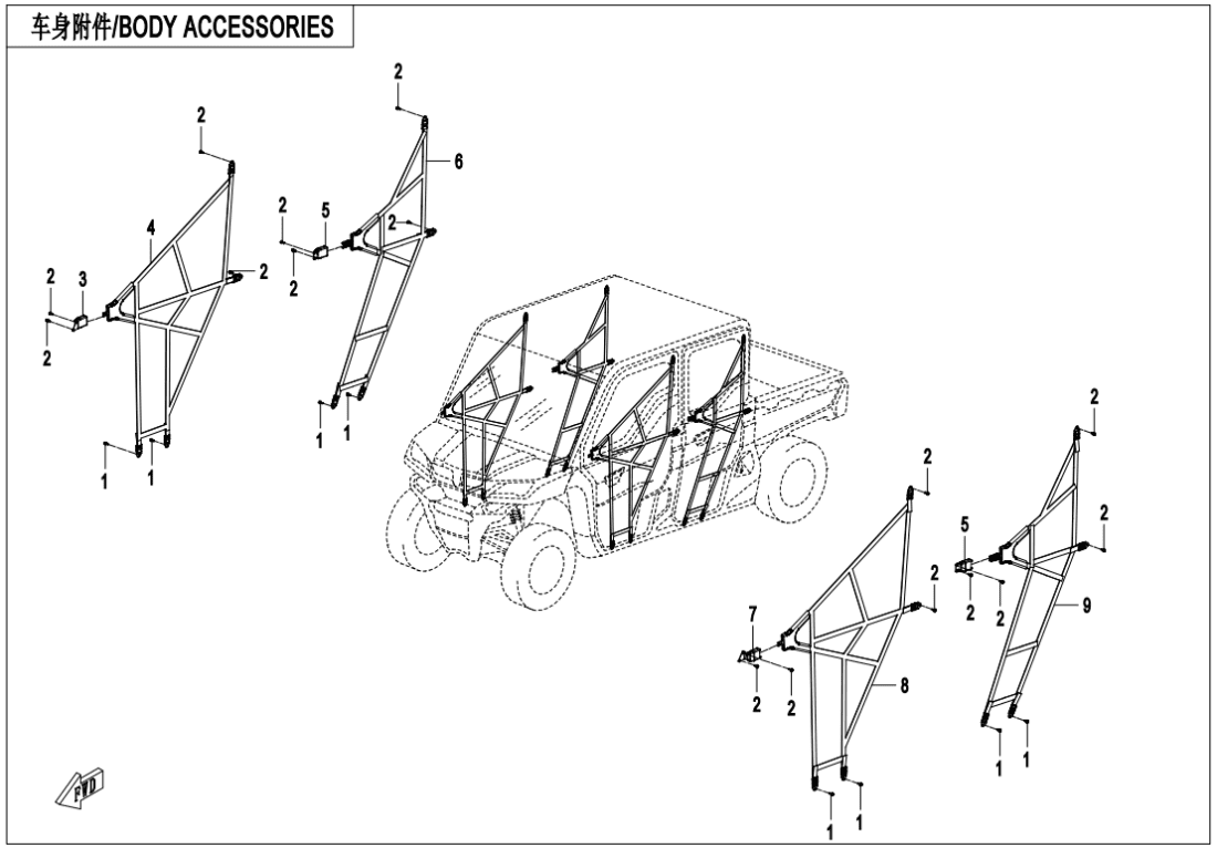 F26-1-V1 BODY ACCESSORIES