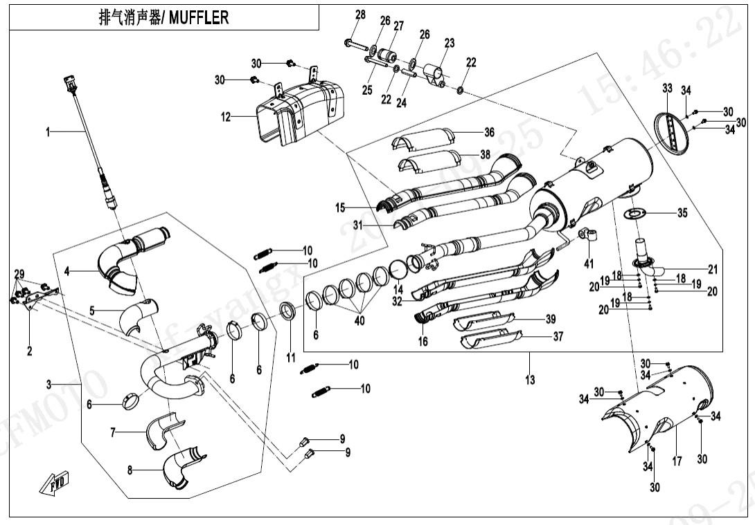 F02-V3 MUFFLER