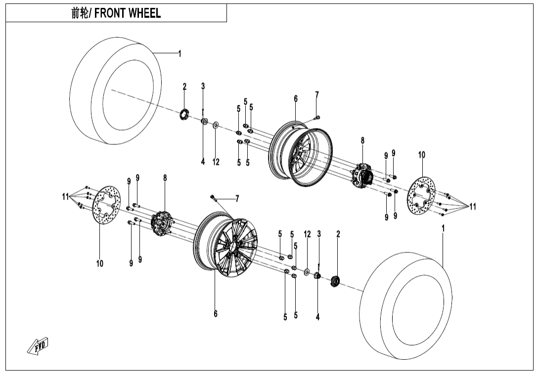 F07 FRONT WHEEL