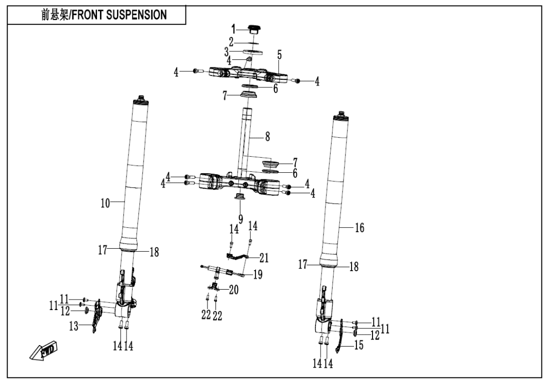 F05-1 FRONT SUSPENSION