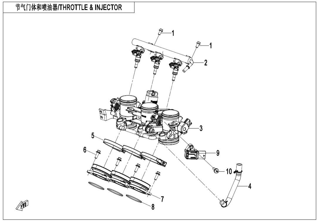 E17 THROTTLE @^ INJECTOR