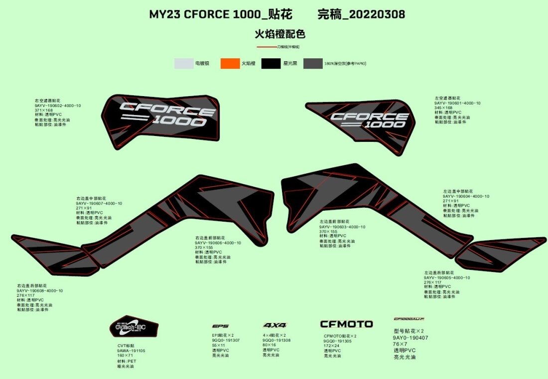 F19-1-A DECAL,2023(LAVA ORANGE)