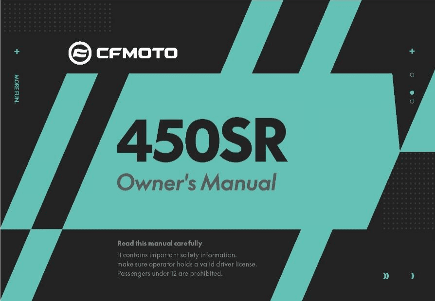 F38 OWNERS MANUAL