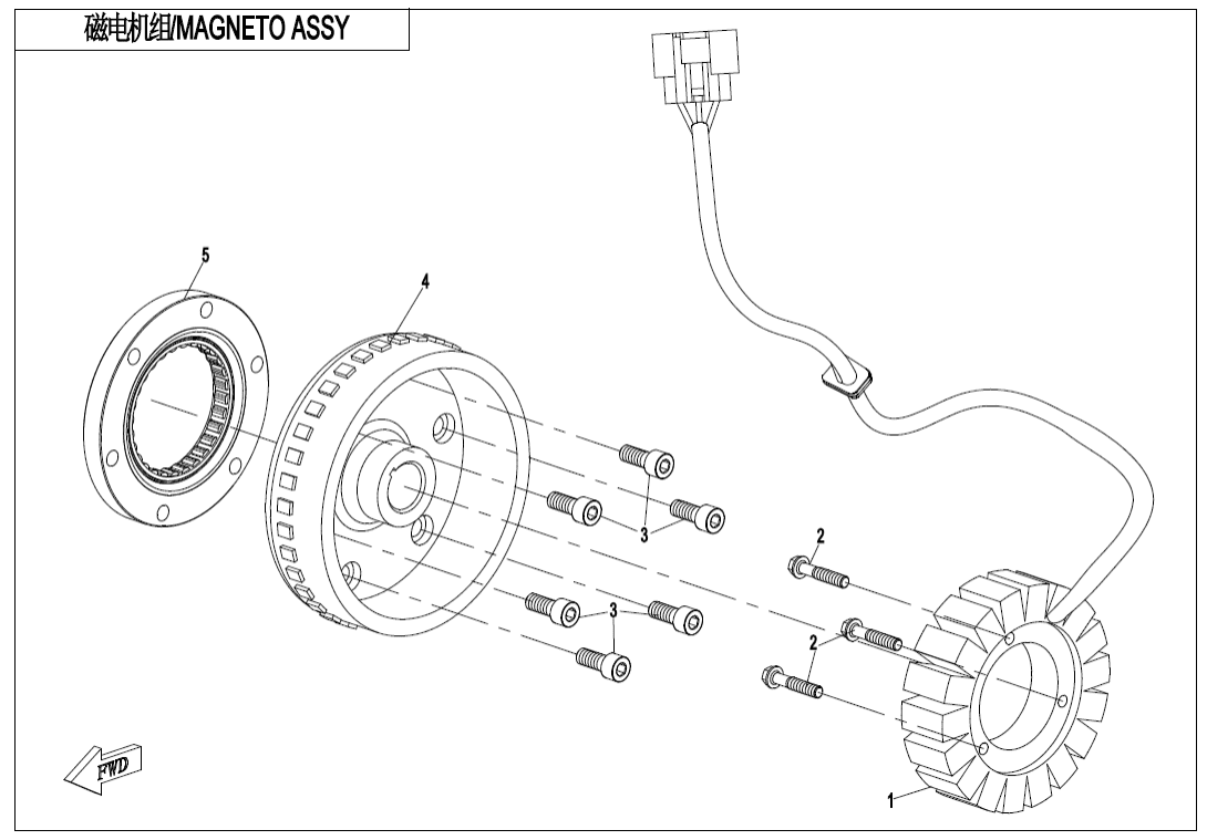 E03-V1 MAGNETO ASSY.