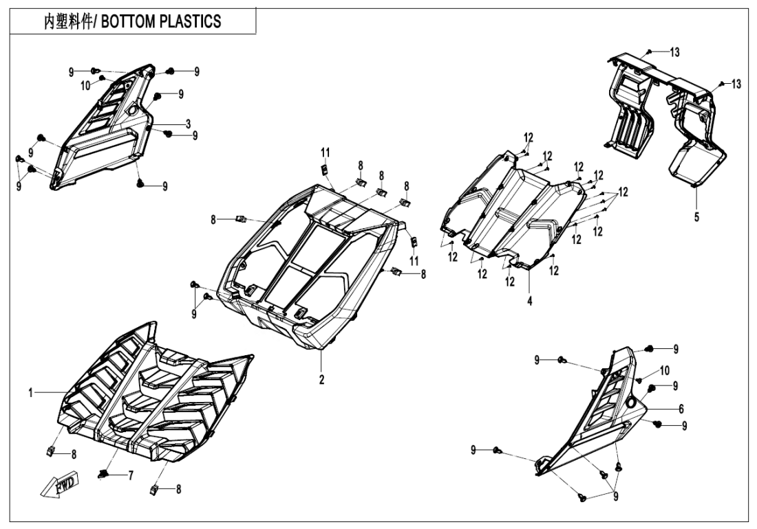 F04-6 BOTTOM PLASTICS(MUD)