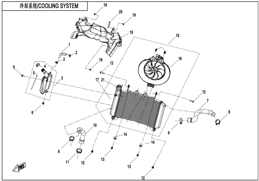 F18 COOLING SYSTEM
