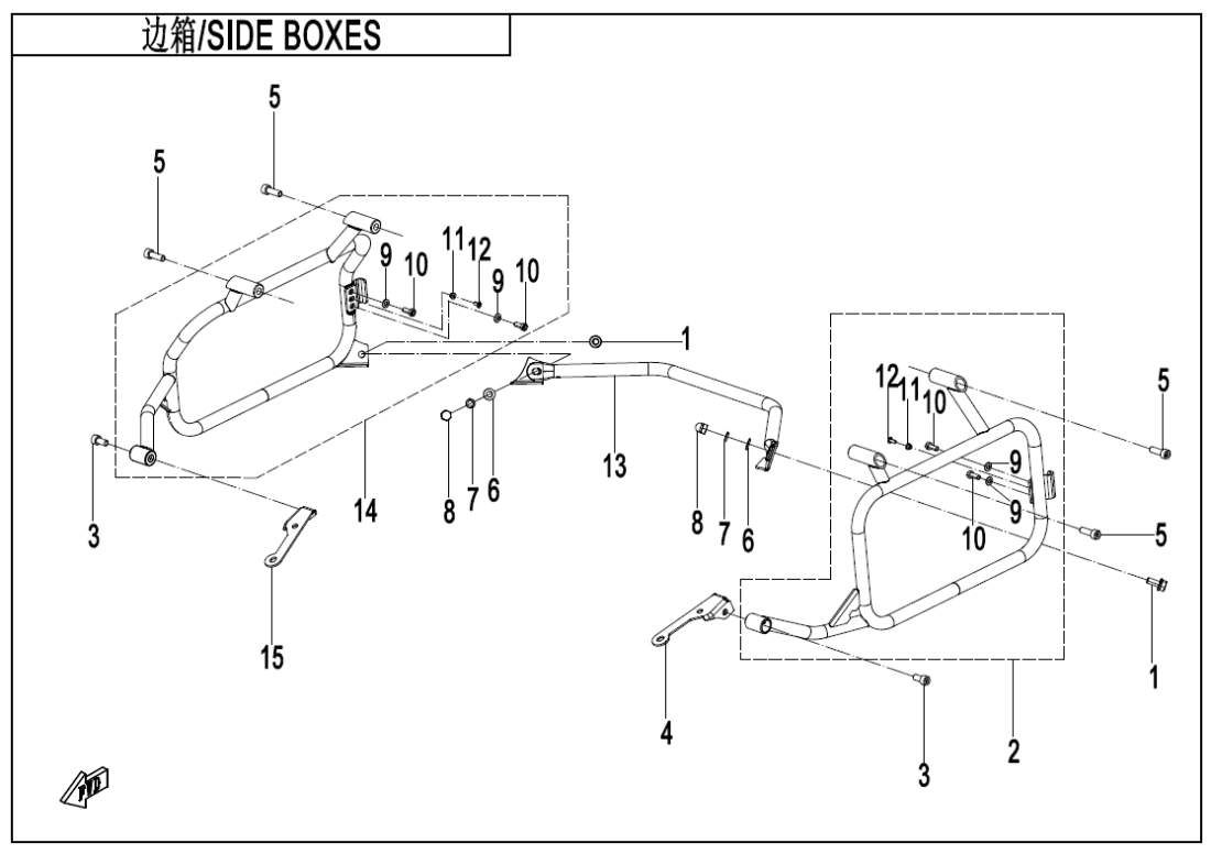 F22 SIDE BOX BRACKET
