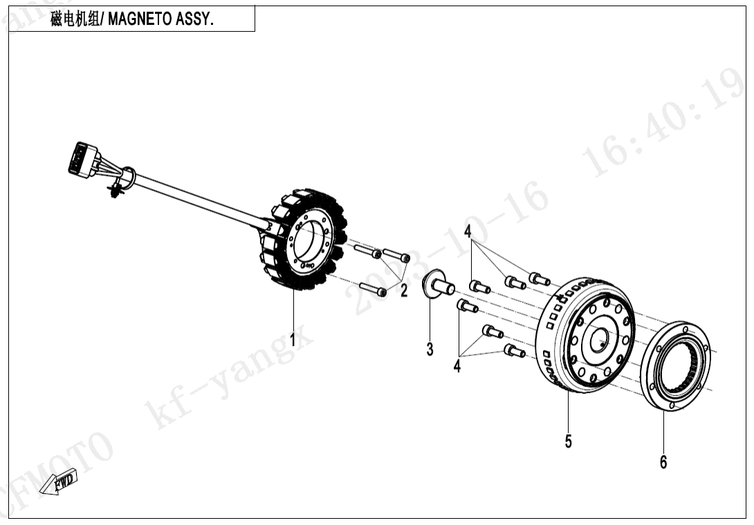 E03 MAGNETO ASSY.