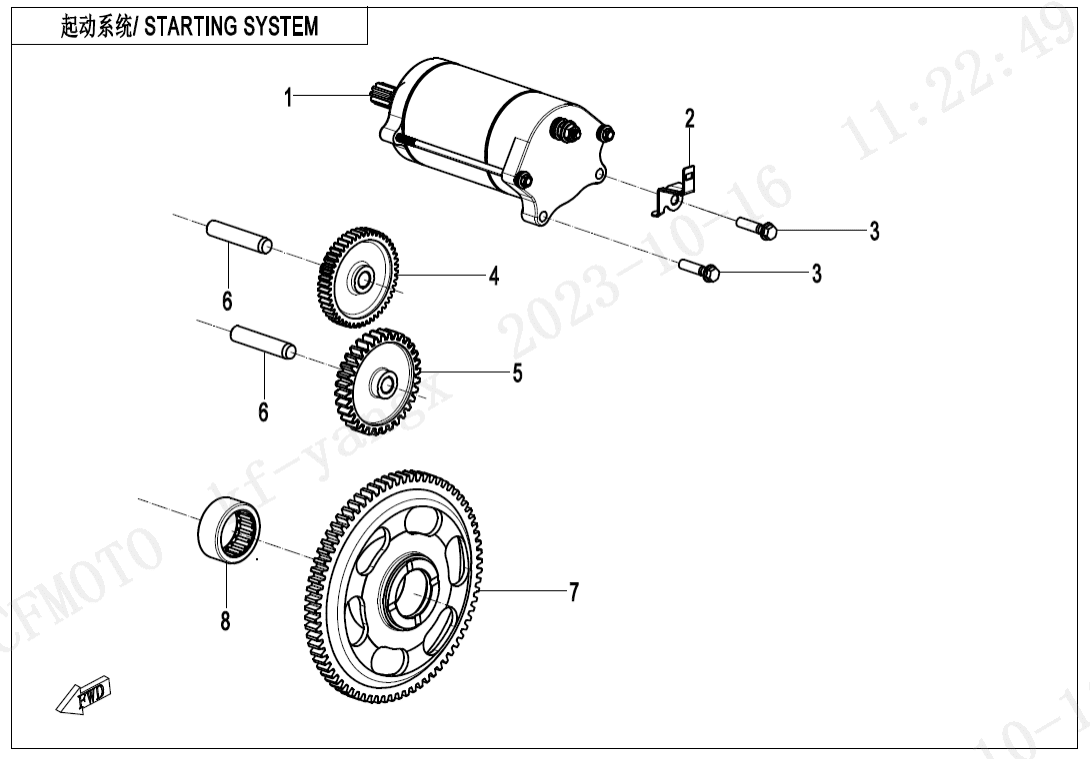 E09 STARTING SYSTEM