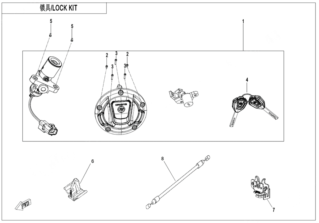 F01 LOCK KIT