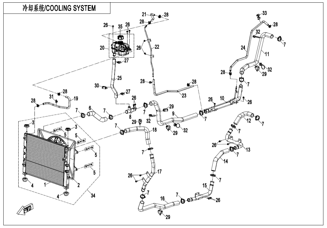 F18 COOLING SYSTEM