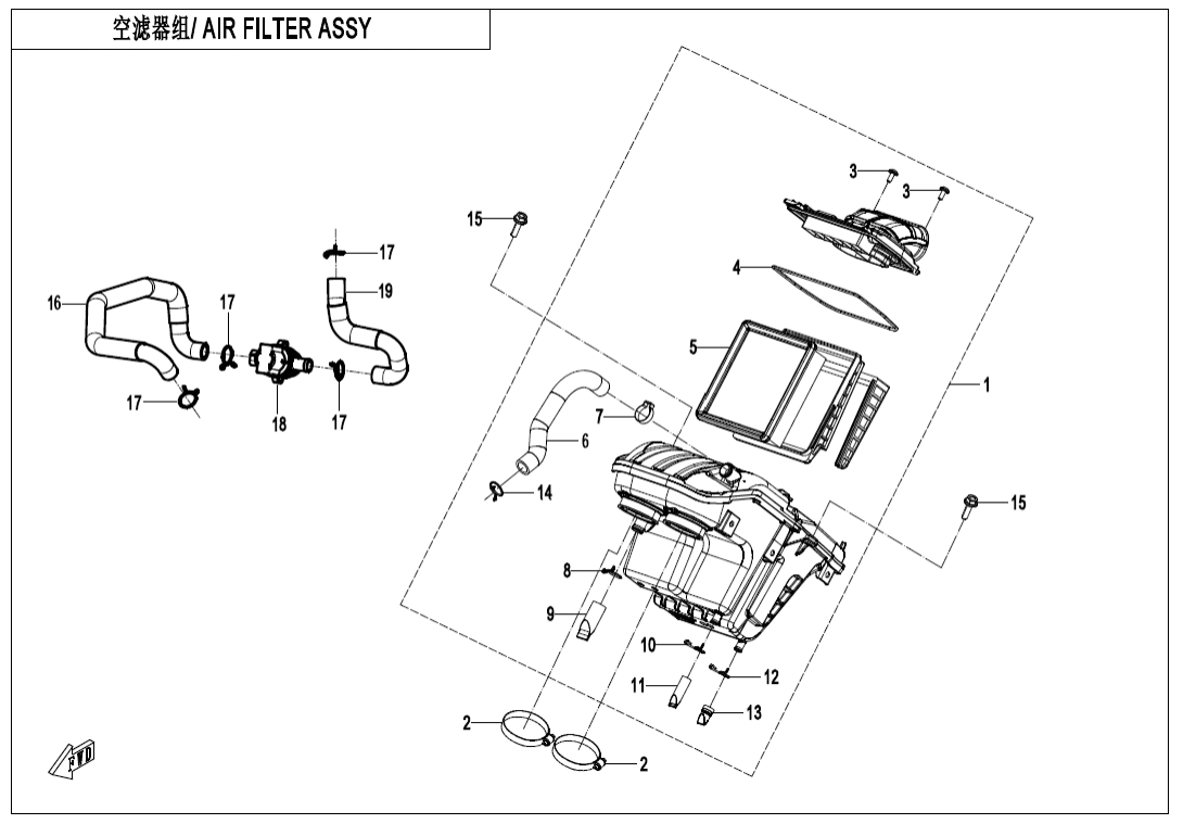 F41 AIR FILTER ASSY