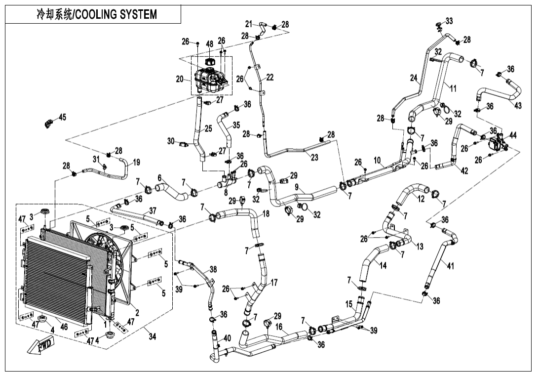 F18-A COOLING SYSTEM(FOR AIR CONDITIONING SYSTEM)