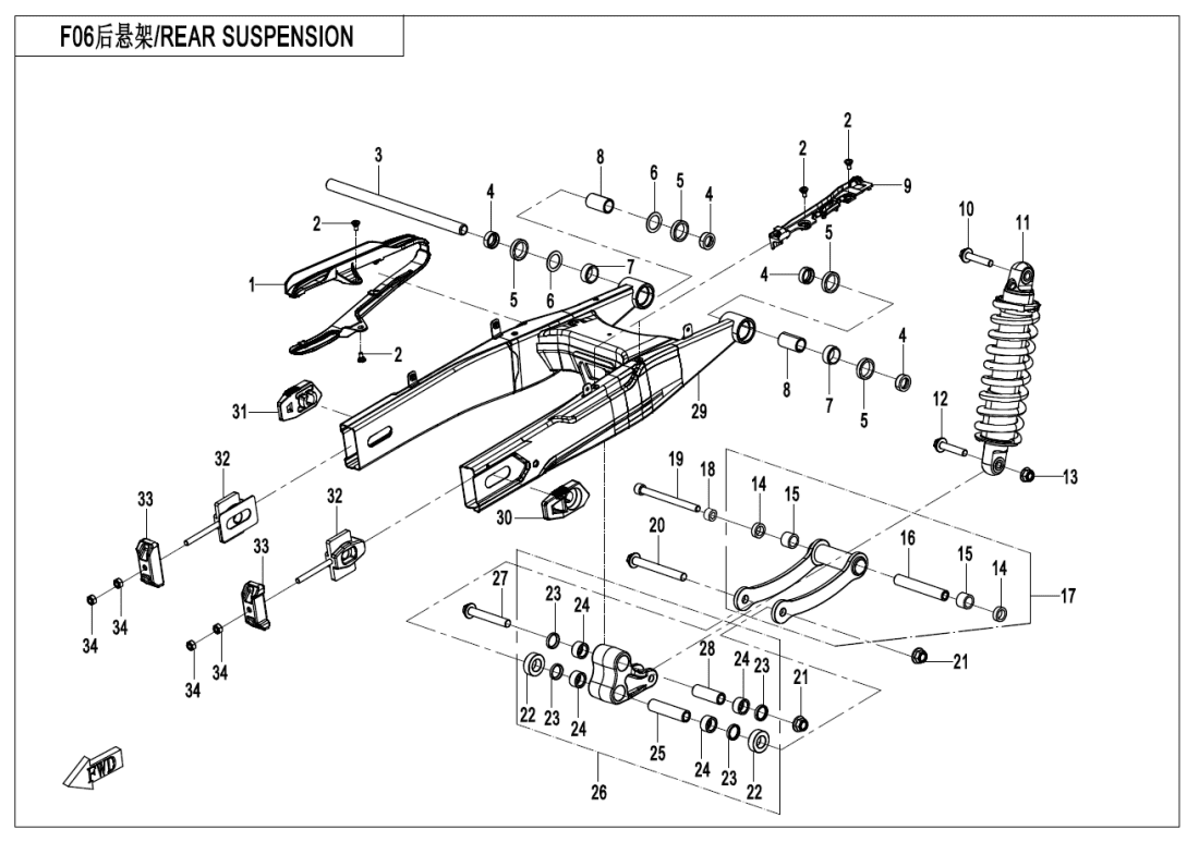 F06-V2 REAR SUSPENSION